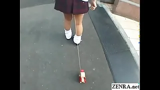 Bizarre JAV enema walk of shame for Subtitles